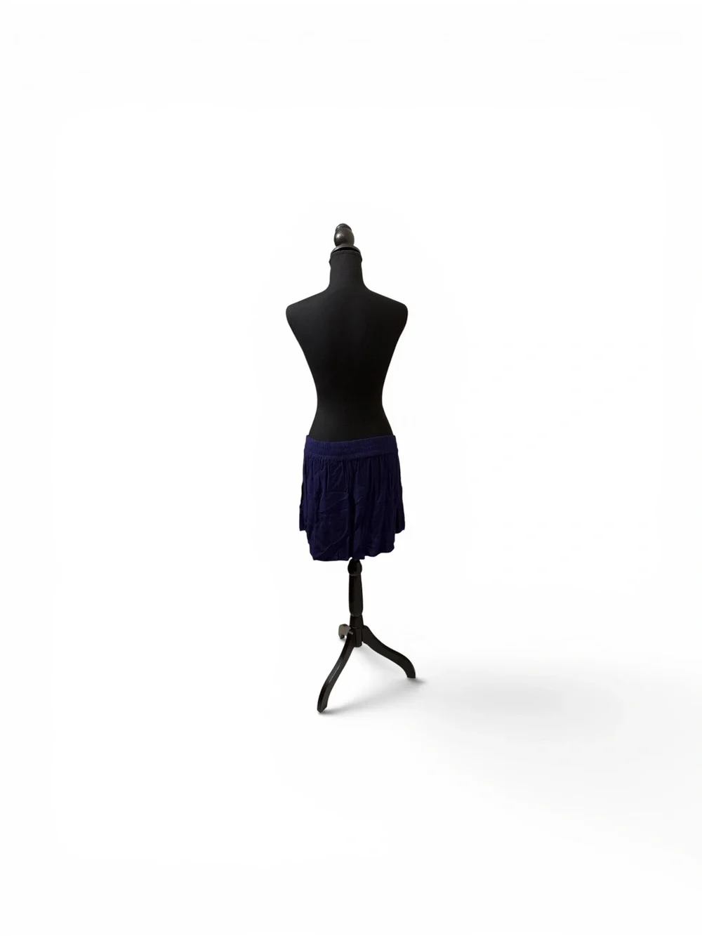 Kimchi Blue Dark Blue Pleated Mini Skirt
